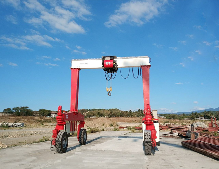 10T  電動跨運車