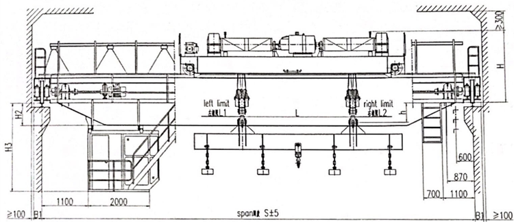 鋼板 - 電磁吊具橋機